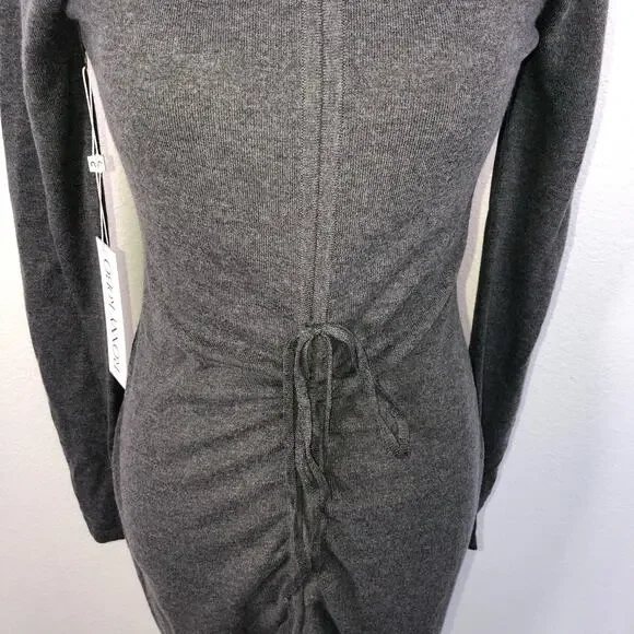 Free People Ronny Kobo McCall Grey Knit Mini Dress Wool Blend -S - Picture 6 of 6